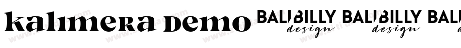 Kalimera Demo字体转换